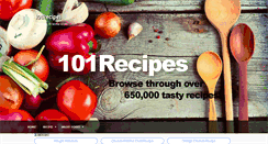 Desktop Screenshot of 101recipes.info